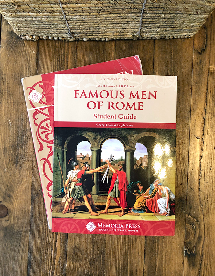 Famous Men of Rome books for combining children in homeschool history