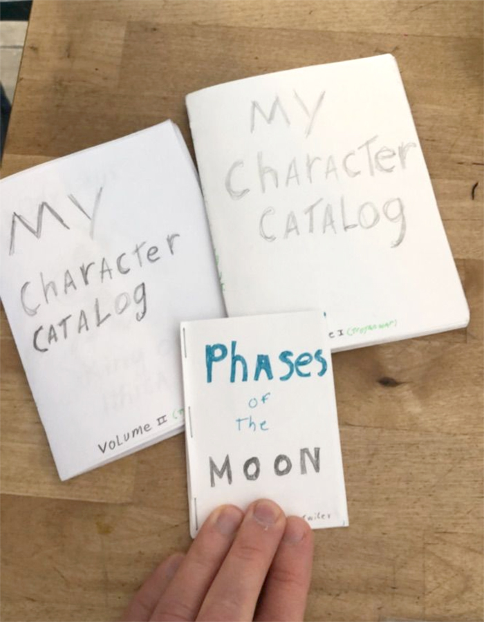 A Phases of the Moon booklet created in science class