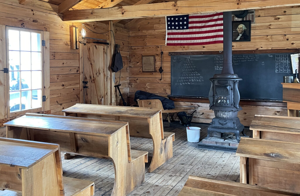 Old-fashioned schoolhouse
